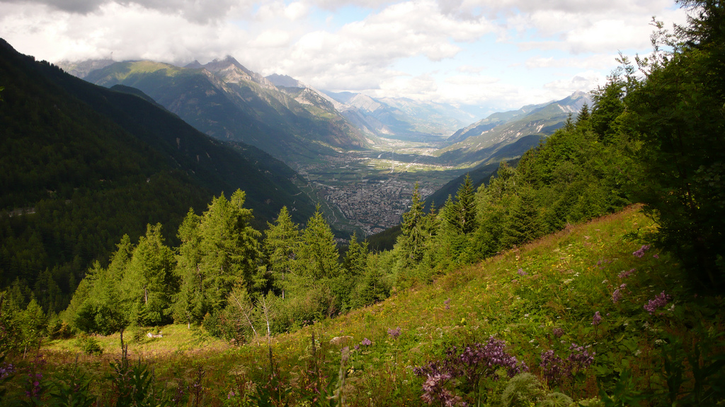 vue sur martigny