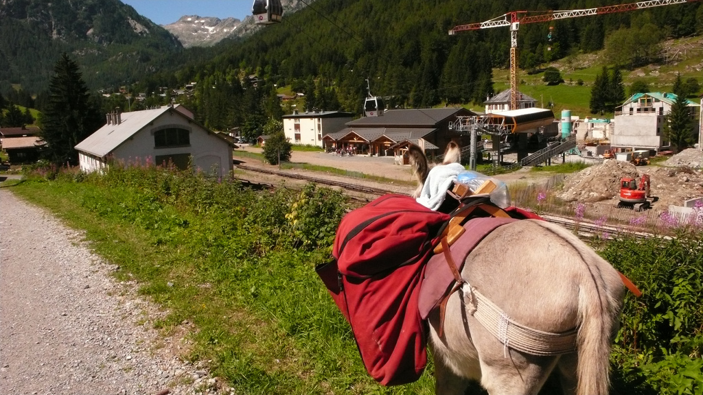 arrivée à vallorcine