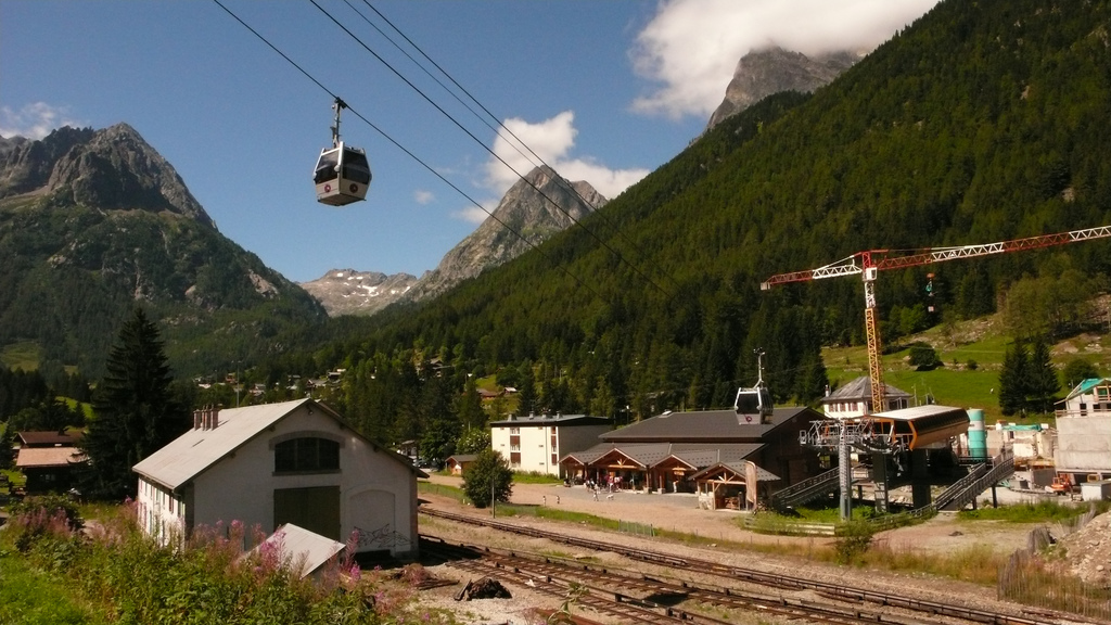 arriv&eacute;e &agrave; vallorcine