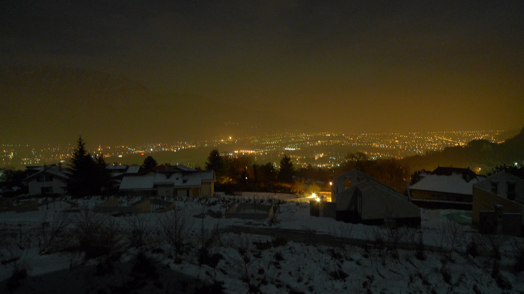 grenoble at night