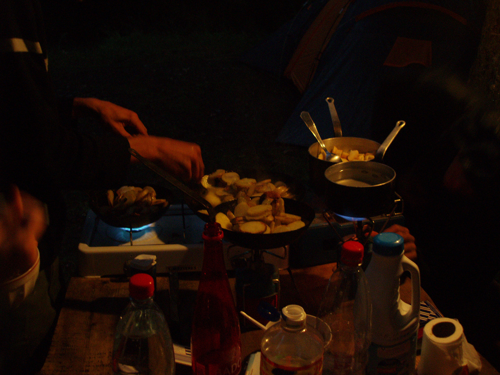 la table