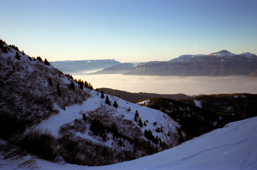 belledonne - couché de soleil