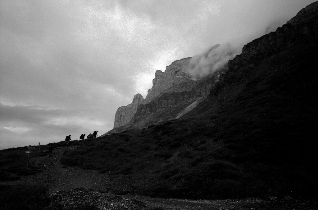 Mont&eacute;e au col d'Anterne