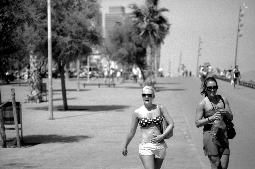 Two girls in Barcelona