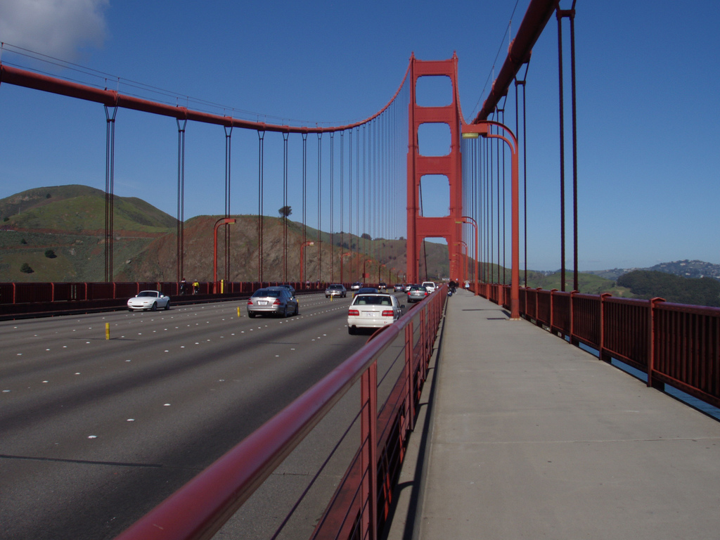 On the bridge