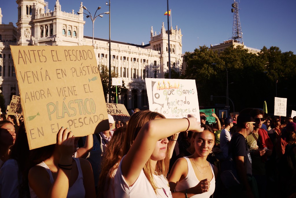 Manifestaci&oacute;n huelga mundial por el clima, Madrid, 2019-09-27