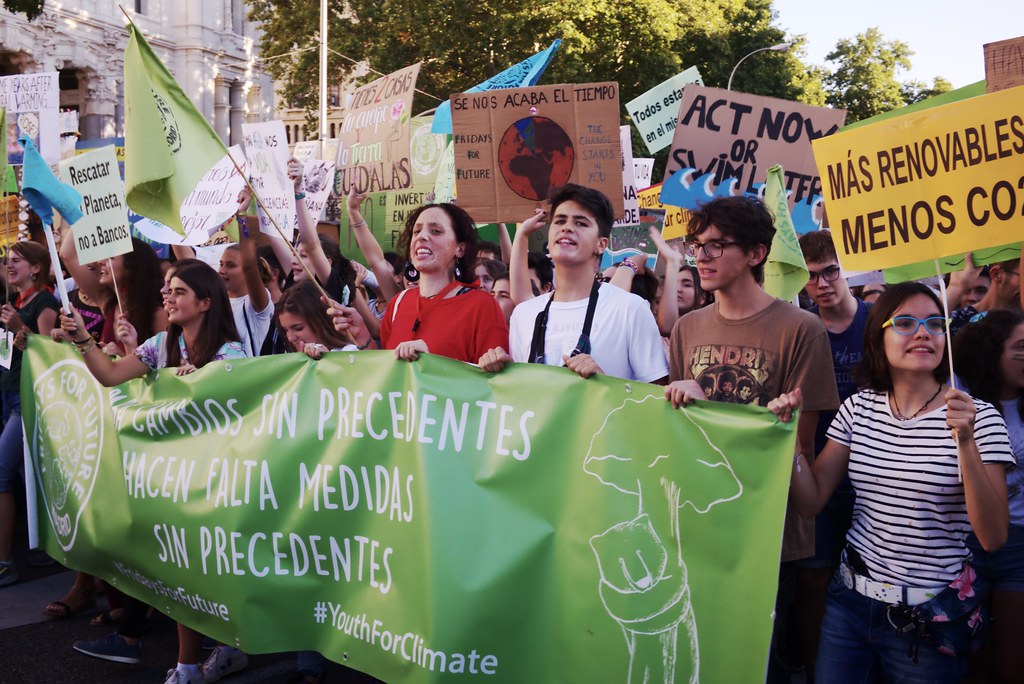 Manifestaci&oacute;n huelga mundial por el clima, Madrid, 2019-09-27