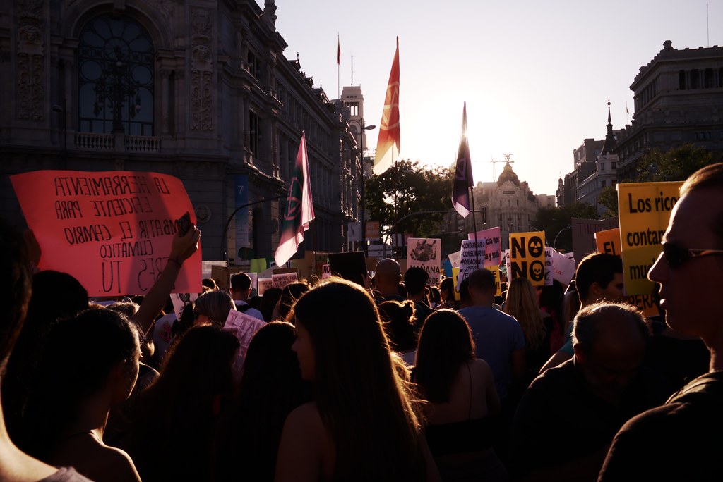 Manifestaci&oacute;n huelga mundial por el clima, Madrid, 2019-09-27