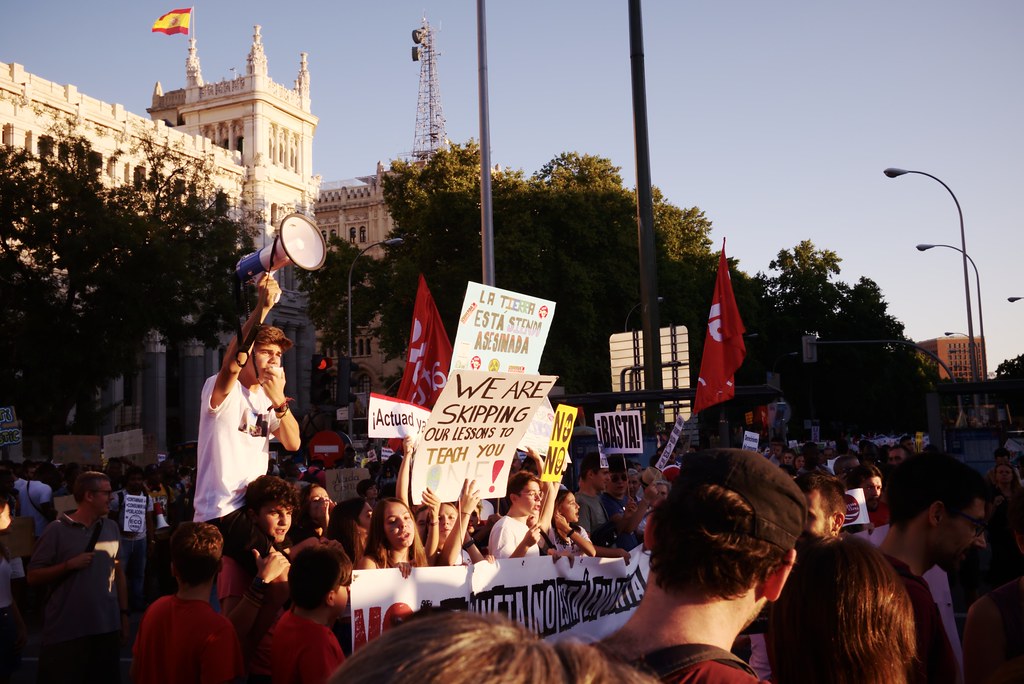 Manifestaci&oacute;n huelga mundial por el clima, Madrid, 2019-09-27