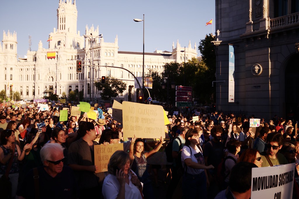 Manifestaci&oacute;n huelga mundial por el clima, Madrid, 2019-09-27