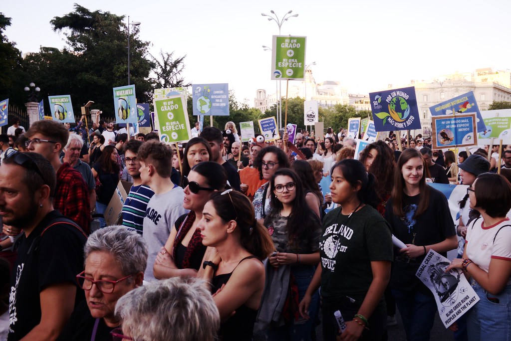 Manifestaci&oacute;n huelga mundial por el clima, Madrid, 2019-09-27