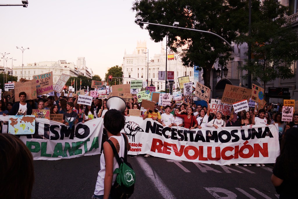 Manifestaci&oacute;n huelga mundial por el clima, Madrid, 2019-09-27