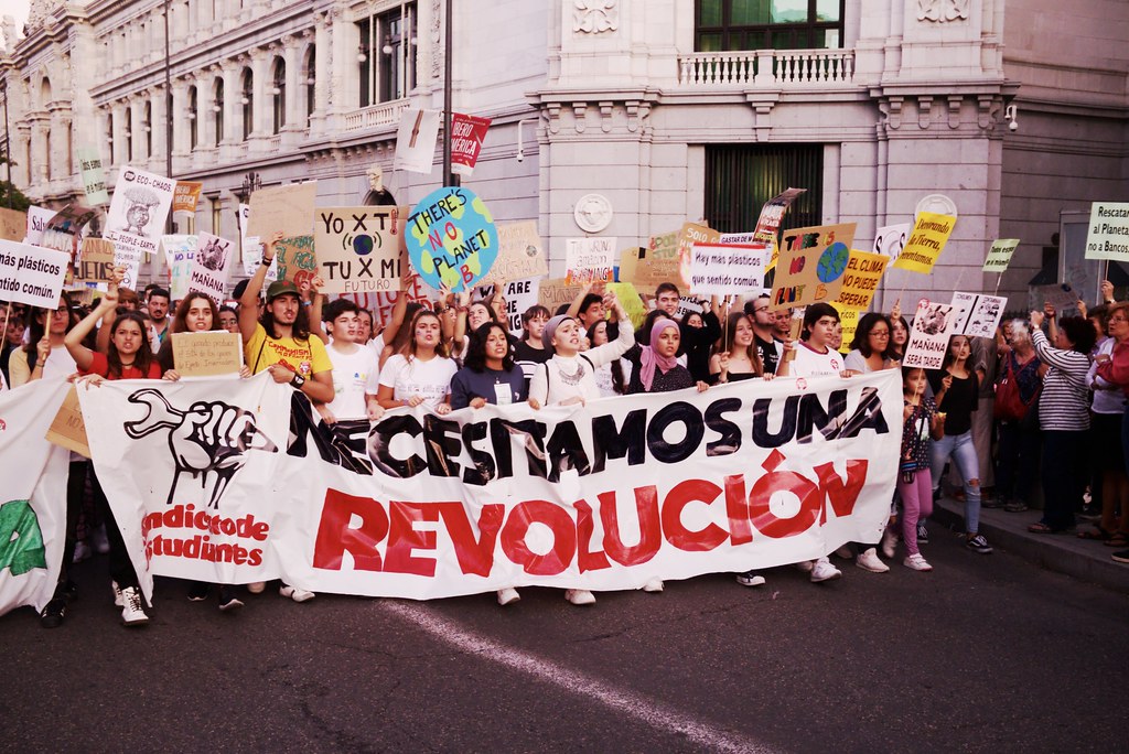 Manifestaci&oacute;n huelga mundial por el clima, Madrid, 2019-09-27