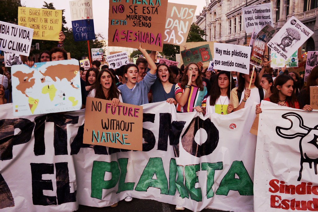 Manifestaci&oacute;n huelga mundial por el clima, Madrid, 2019-09-27