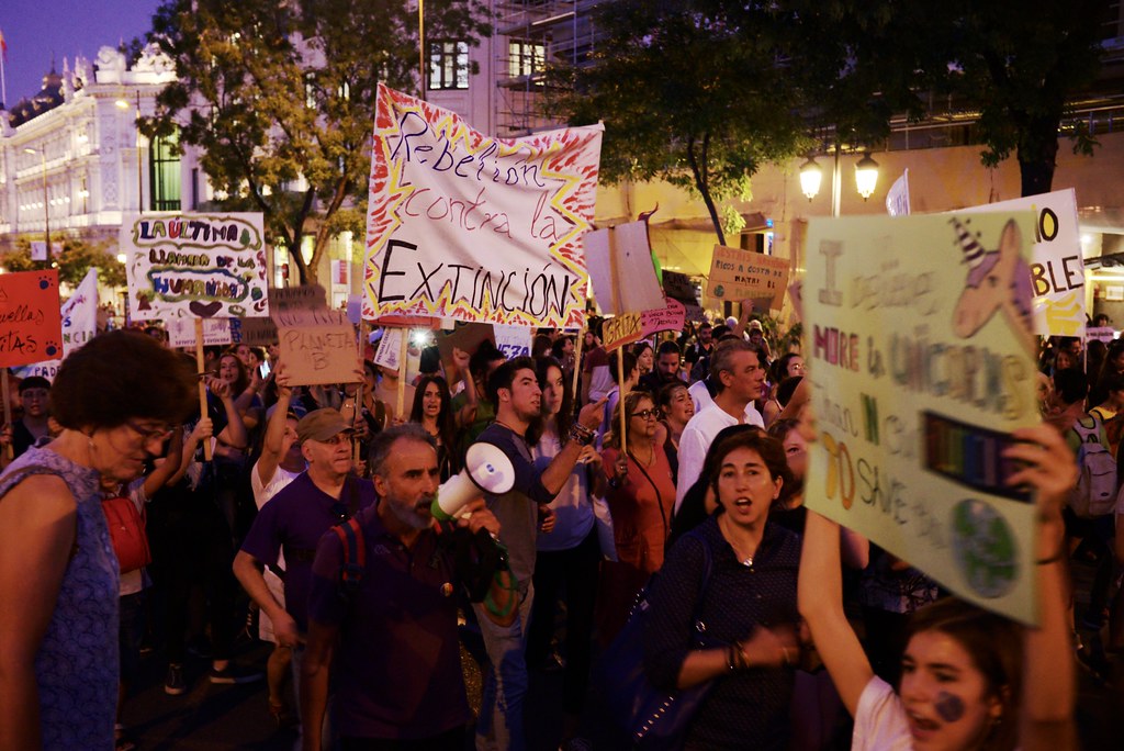 Manifestaci&oacute;n huelga mundial por el clima, Madrid, 2019-09-27
