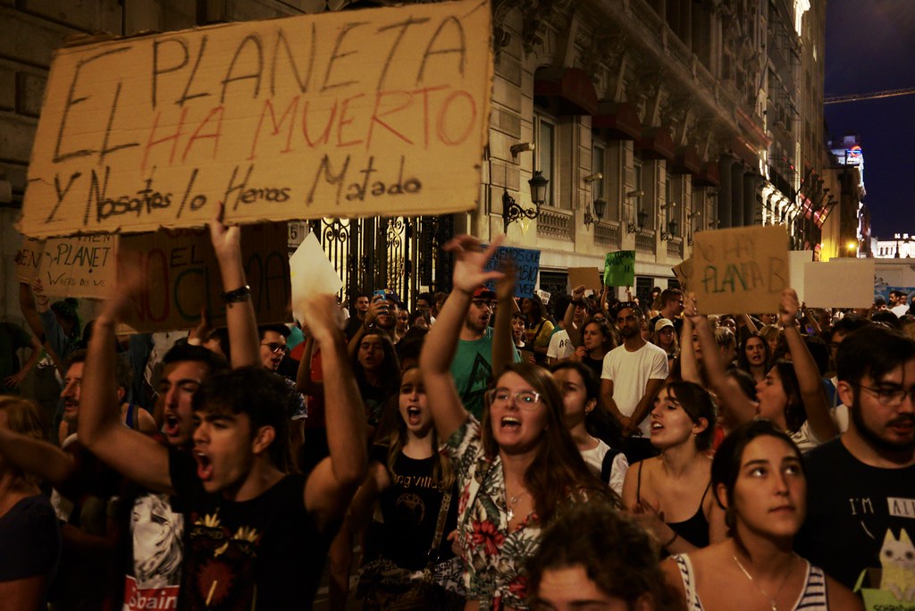 Manifestaci&oacute;n huelga mundial por el clima, Madrid, 2019-09-27