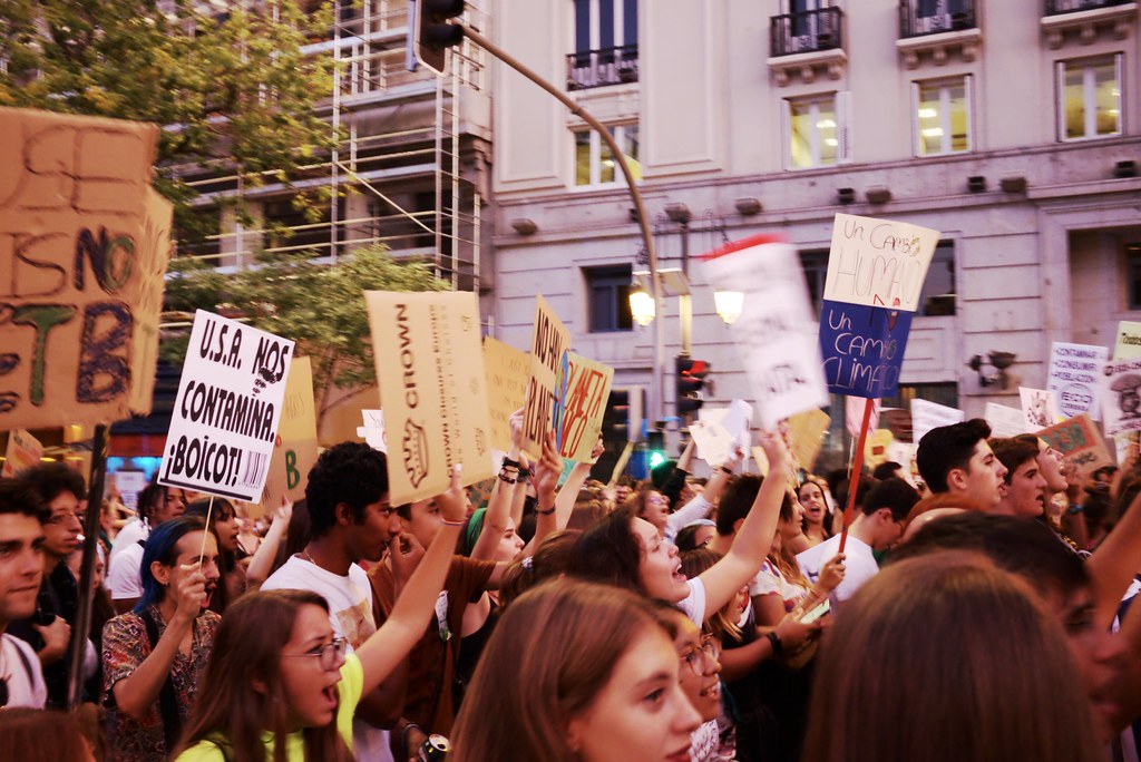 Manifestaci&oacute;n huelga mundial por el clima, Madrid, 2019-09-27