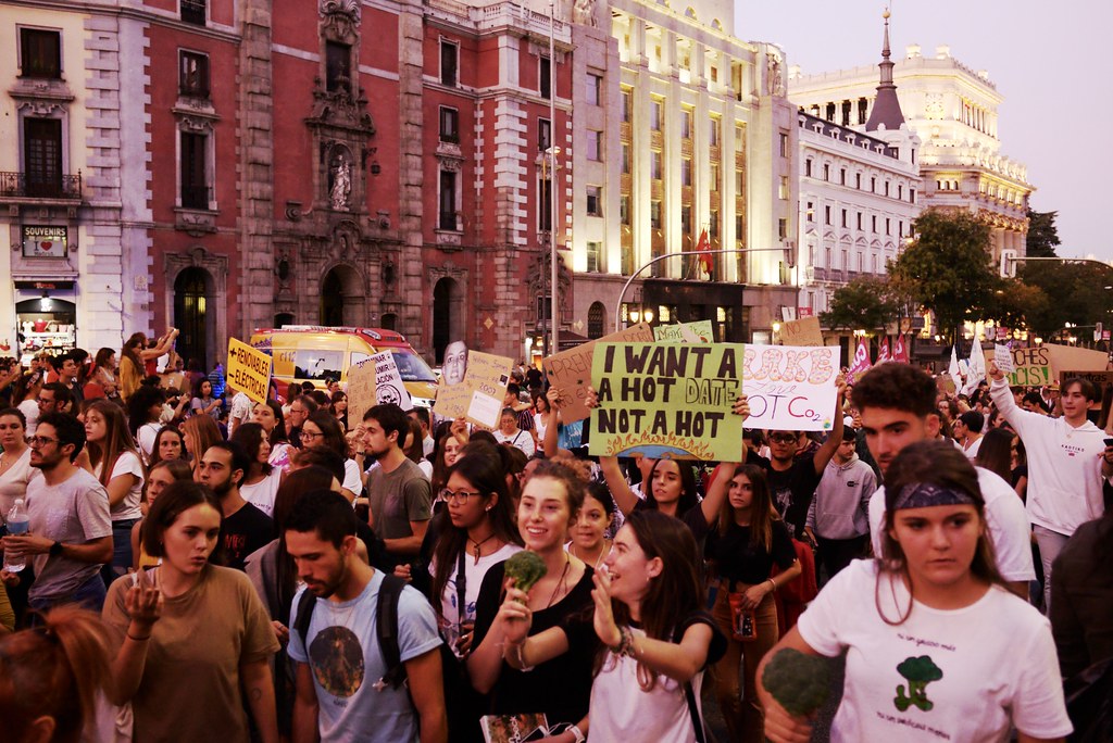 Manifestaci&oacute;n huelga mundial por el clima, Madrid, 2019-09-27