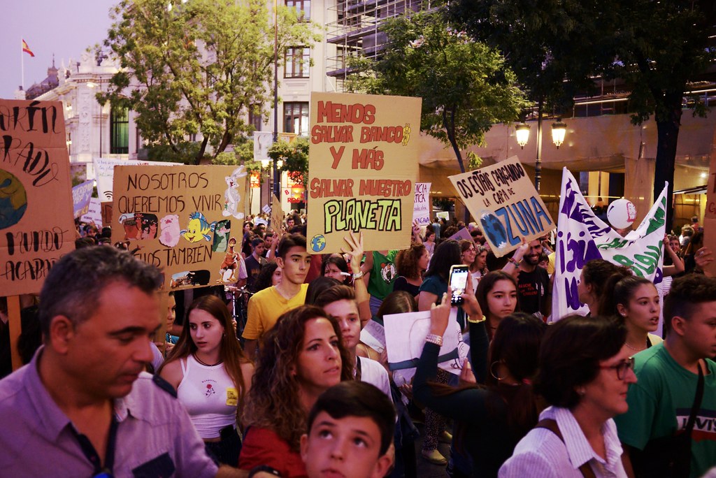 Manifestaci&oacute;n huelga mundial por el clima, Madrid, 2019-09-27