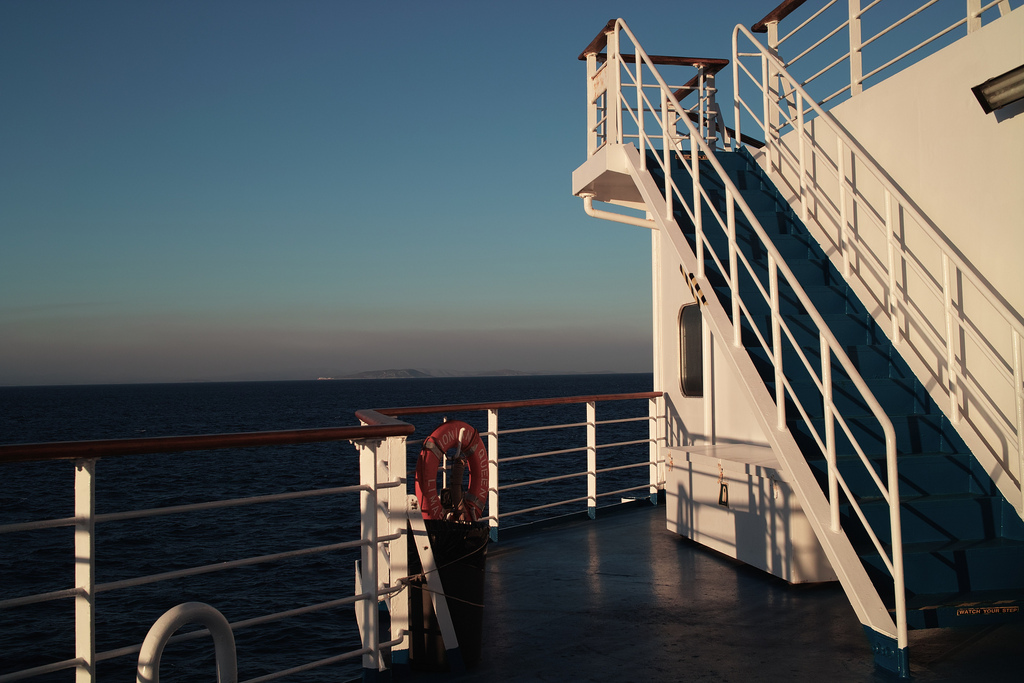 On the deck
