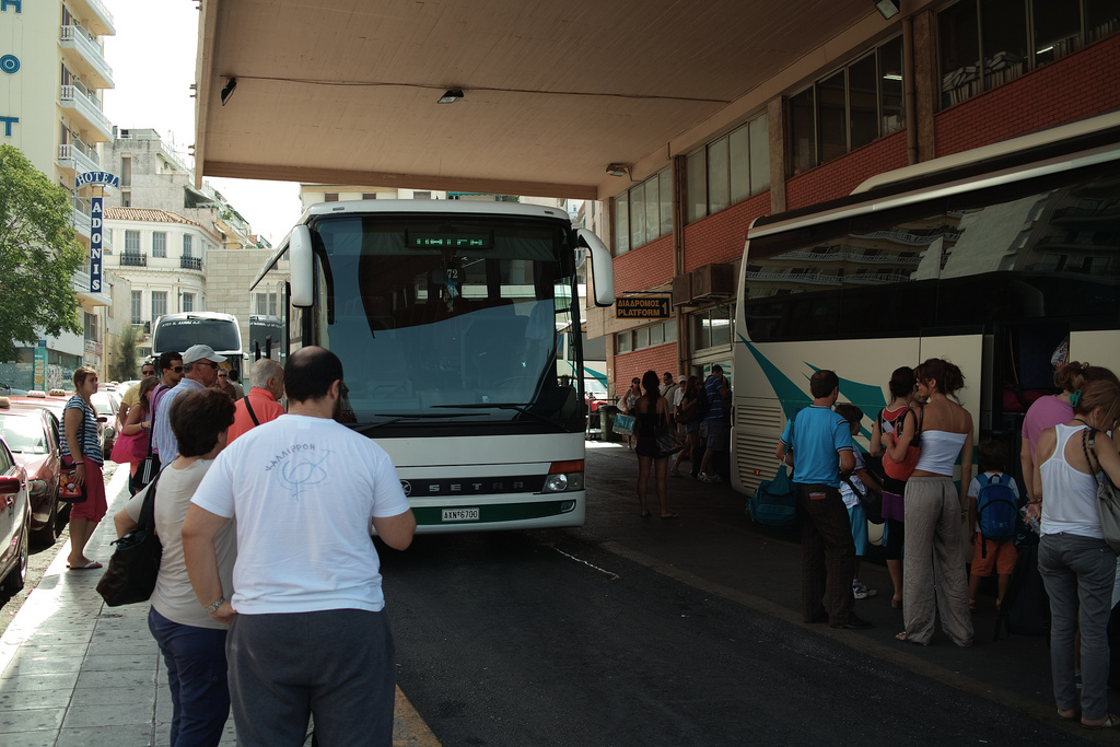 Bus station in Patra