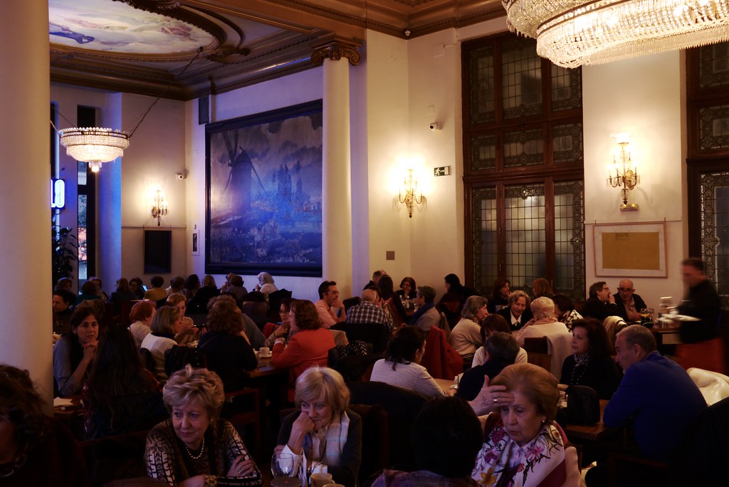 Cafeter&iacute;a del C&iacute;rculo de Bellas Artes, Madrid