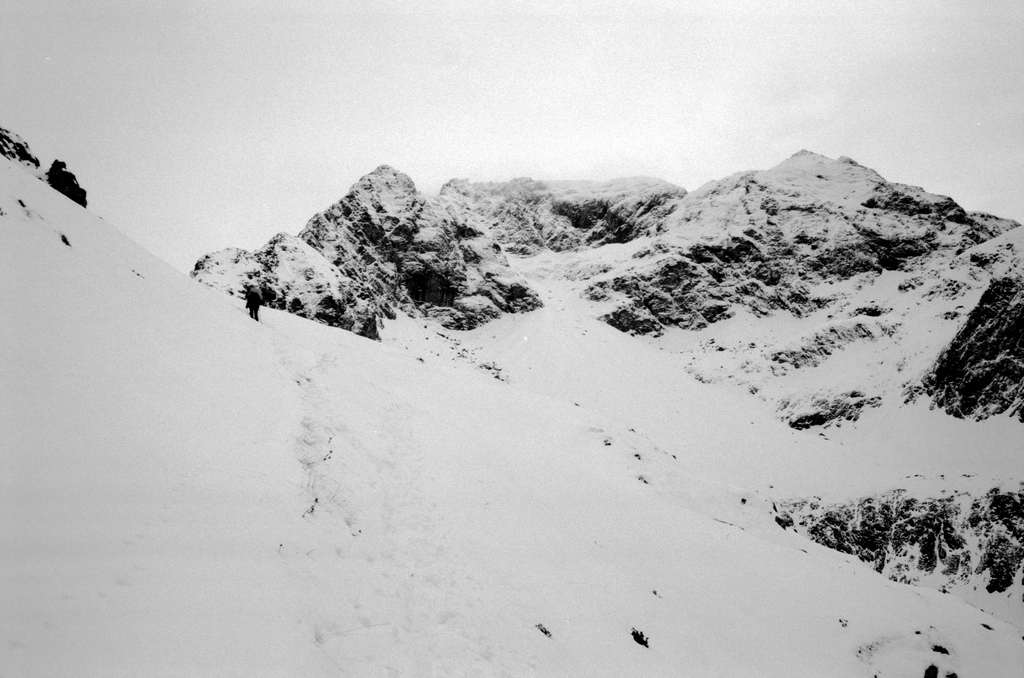 Montée dans la neige