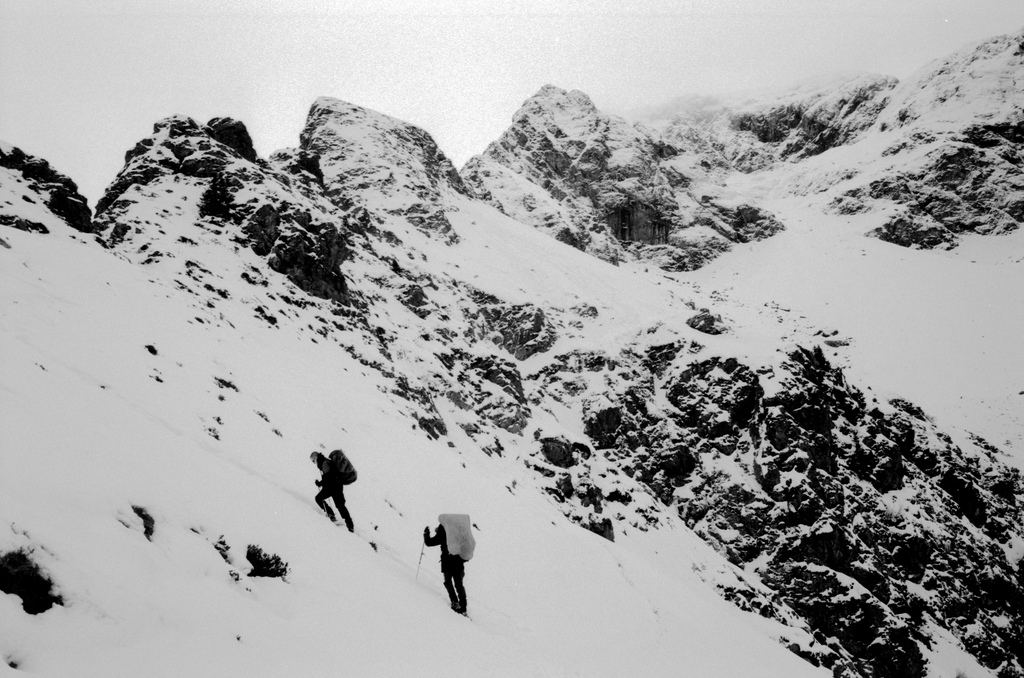 Montée dans la neige