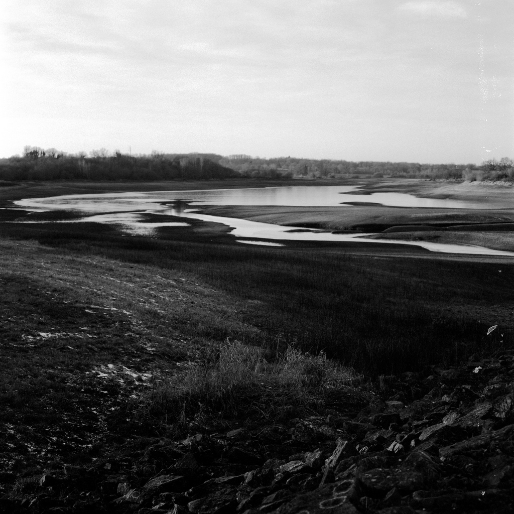 Lac presque vide