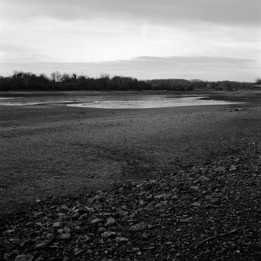 Un lac presque vide