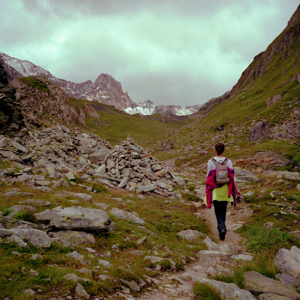 Montée vers le col du grand fond