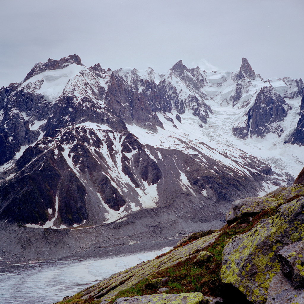 Aiguille du Tacul et Dent du G&eacute;ant