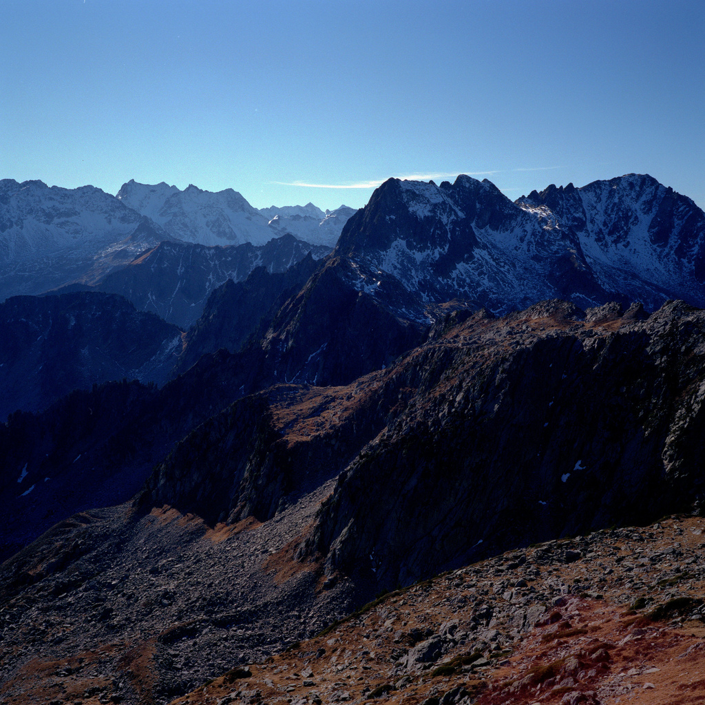 Au sommet de la Pointe Rognier