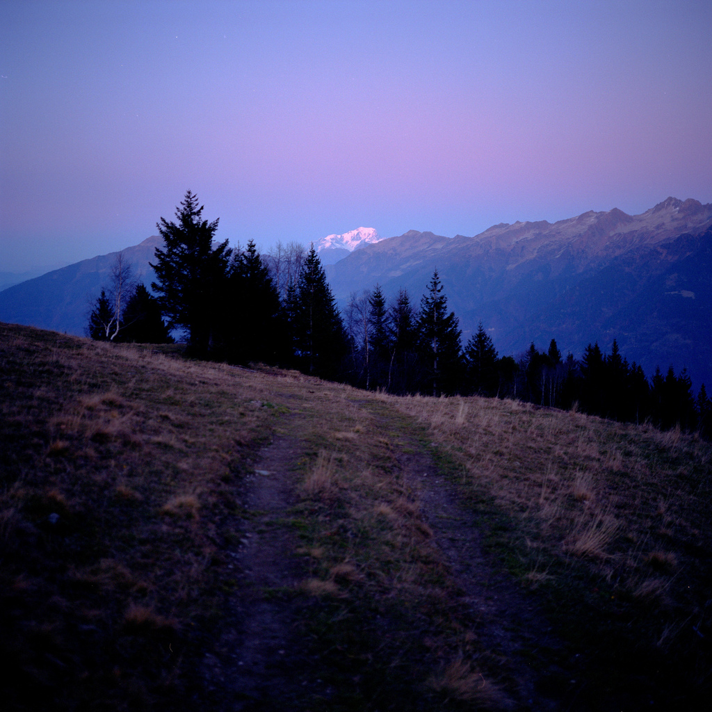 Il fait encore jour sur le Mont Blanc