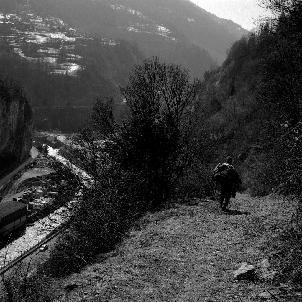 Descente vers Salins les Thermes