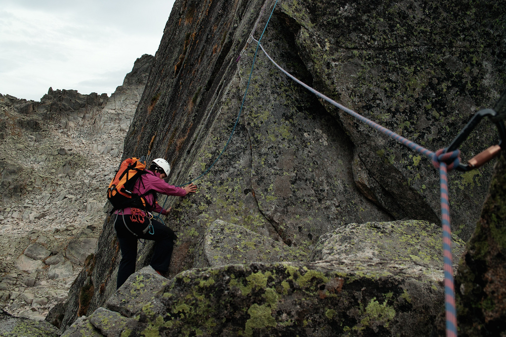 Mont&eacute;e vers le pic de la Mourelle