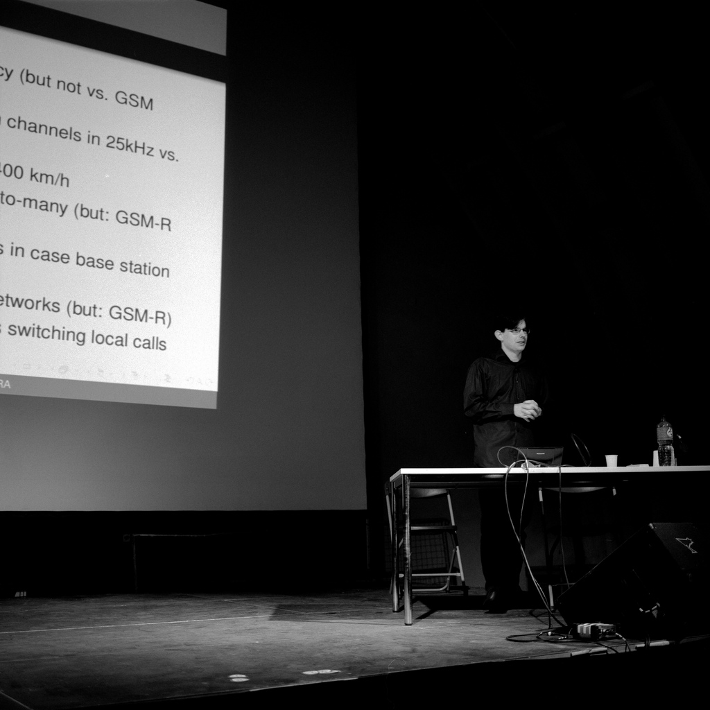 Harald Welte at Chaos Communication Camp